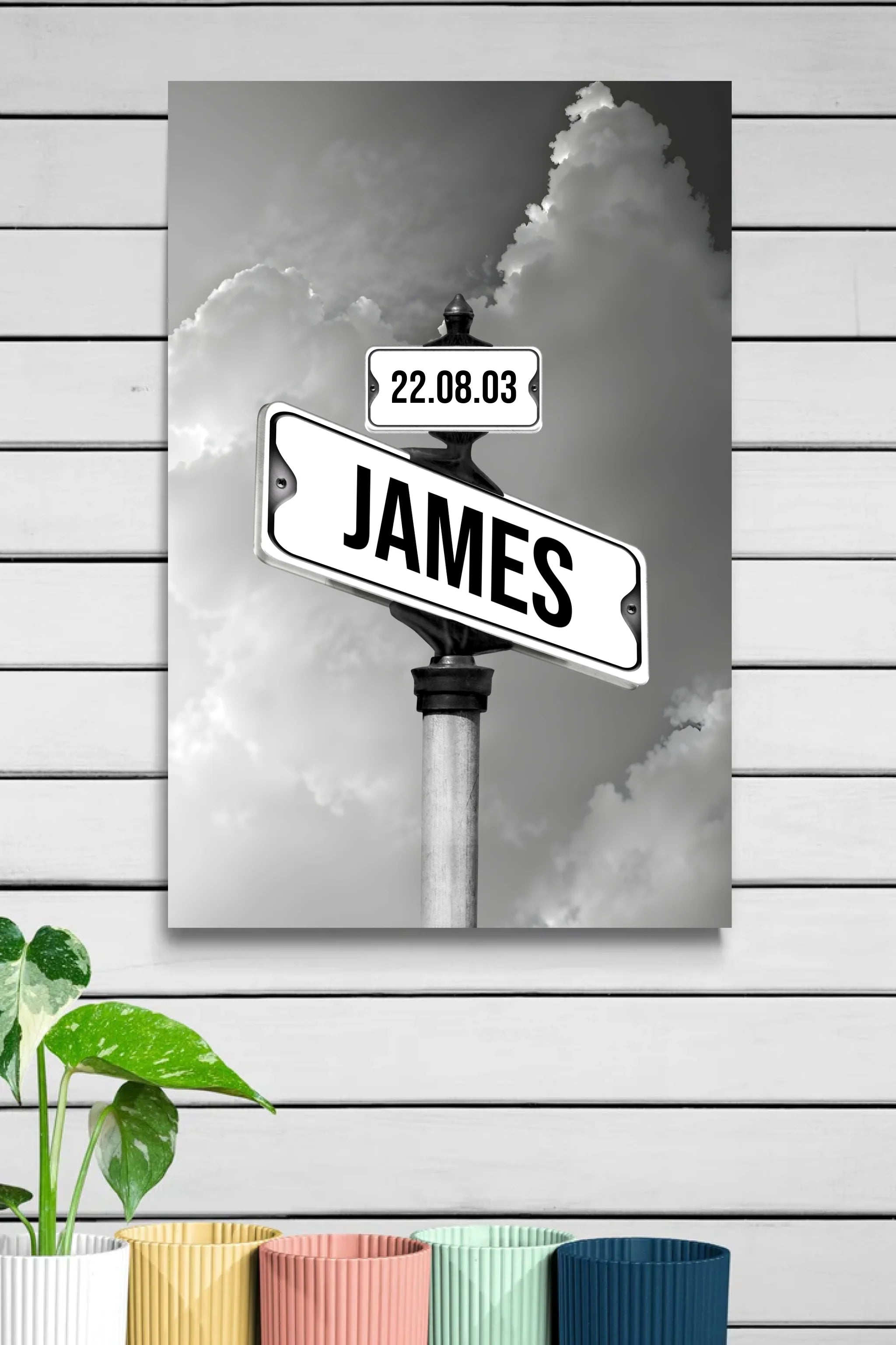 DATE OF BIRTH OF CHILDREN by Cstm Canvas